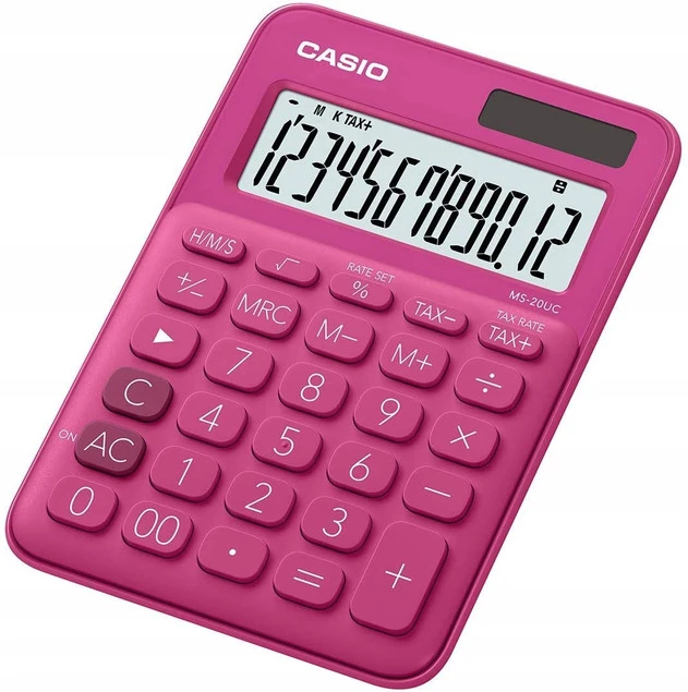 Kalkulator biurowy CASIO MS-20UC-RD