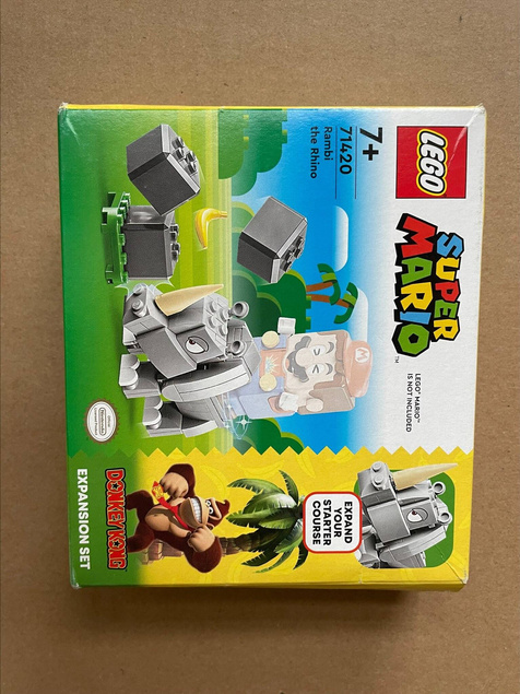 LEGO Super Mario Nosorożec Rambi Zestaw Rozszerzający 106el. 7+ 71420 OUTLET