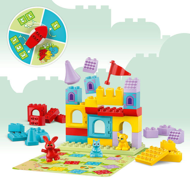 LEGO DUPLO 10450 Zamek i Gra Planszowa 2w1 Edukacyjny