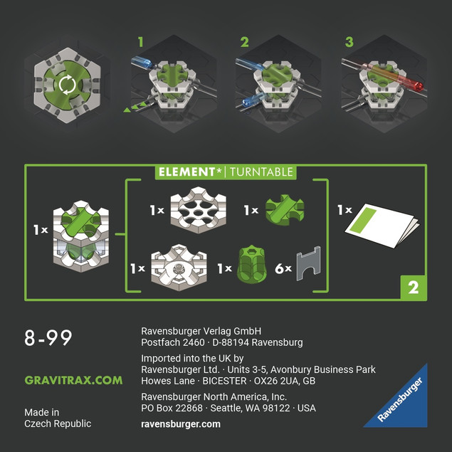 Zestaw uzupełniający Ravensburger GraviTrax Pro Obrotnica