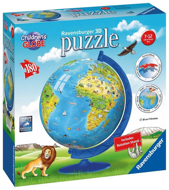 Ravensburger Puzzle 3D Globus 180 elementów 12338