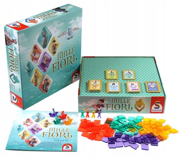 Gra Planszowa Schmidt Spiele: Mille Fiori. W Lśniącej Lagunie
