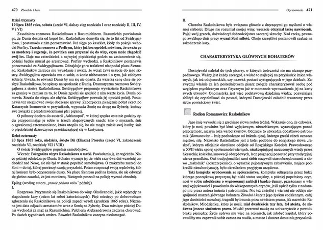 Zbrodnia i Kara Lektury Z Opracowaniem Fiodor Dostojewski Greg (TW)