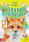 Kolorowanka Moje Słodkie Zwierzaki: Leśne Zwierzaki z Naklejkami Zielona Sowa