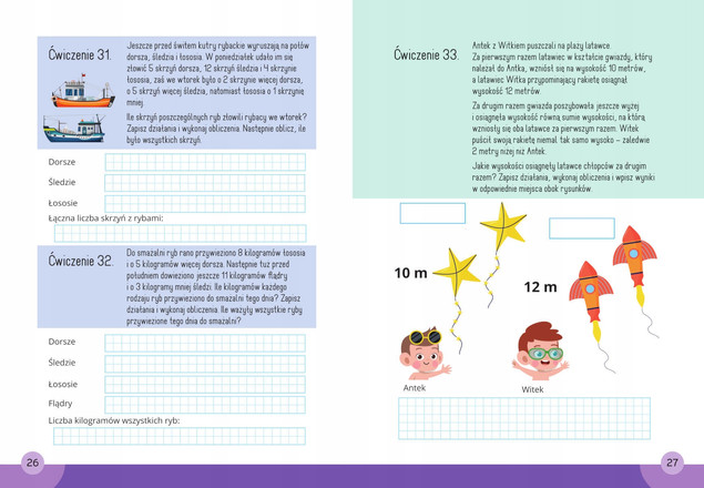 Matematyka Klasa 1-3: Dodawanie i Odejmowanie. Mądry Uczeń, Tamara Malska