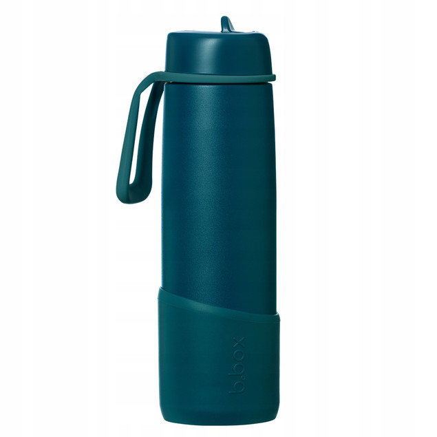 B.box Silikonowa Nakładka Ochronna na Butelkę 690 ml Sea Glass