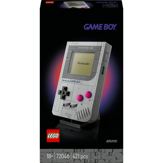 LEGO 72046 Game Boy Nintendo – Zestaw Kolekcjonerski Klocków dla Dorosłych (18+)