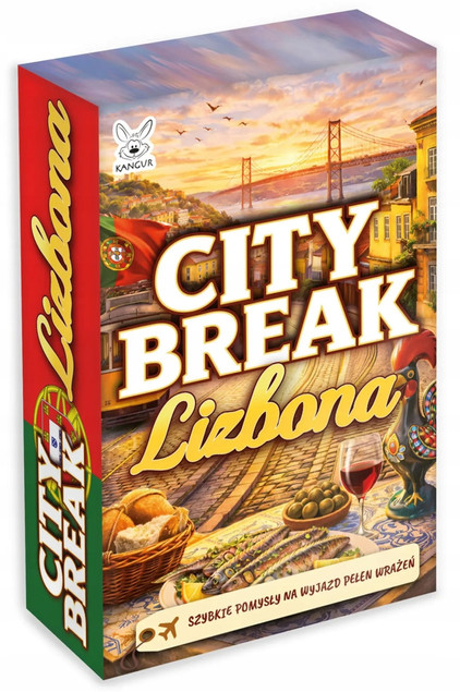 Gra planszowa City Break. Mini przewodnik. Lizbona Adar