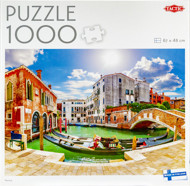 Tytuł
Puzzle Tactic 1000 elementów Wenecja Widok Miasta
