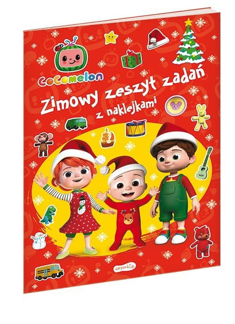 Cocomelon. Zimowy zeszyt zadań z naklejkami Praca zbiorowa
