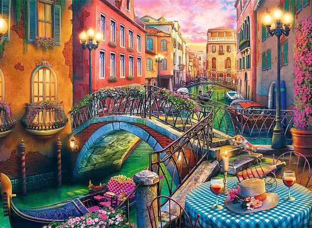 TREFL Puzzle 3000 elementów Wieczór w Wenecji 33080