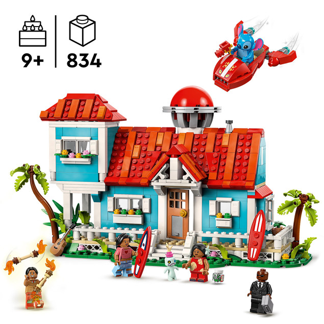 Klocki LEGO® Disney 43268 Domek na plaży Lilo i Stitcha