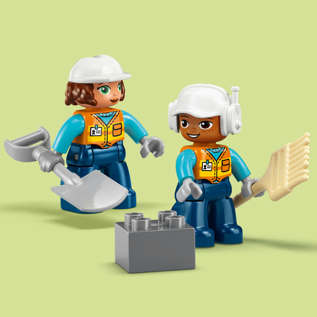 LEGO DUPLO 10476 Plac budowy i pojazdy 3 w 1 – 84 elementy