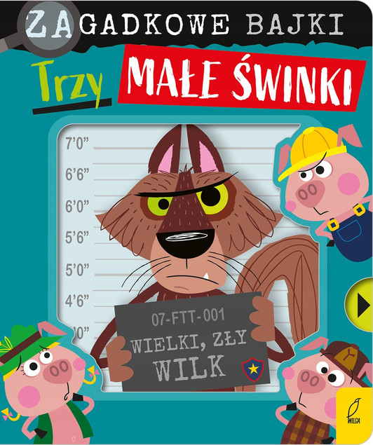 Zagadkowe bajki. Trzy małe świnki Alexander Cox;Kaja Makowska