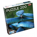 Puzzle Tactic 200 elementów - Niebieska Żmija Blue Viper Snake