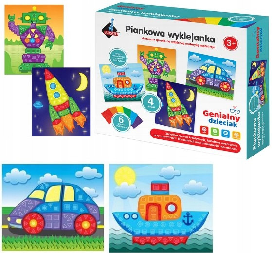 Wydrapywanka Askato piankowa dla dzieci 3 lata +