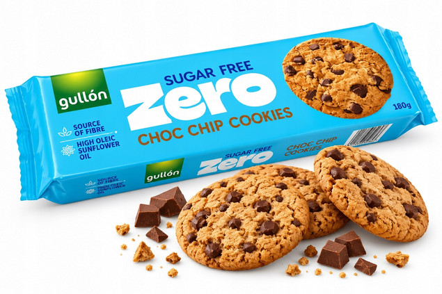 Ciasteczka z kawałkami czekolady Choc Chips bez cukru 150g GULLON