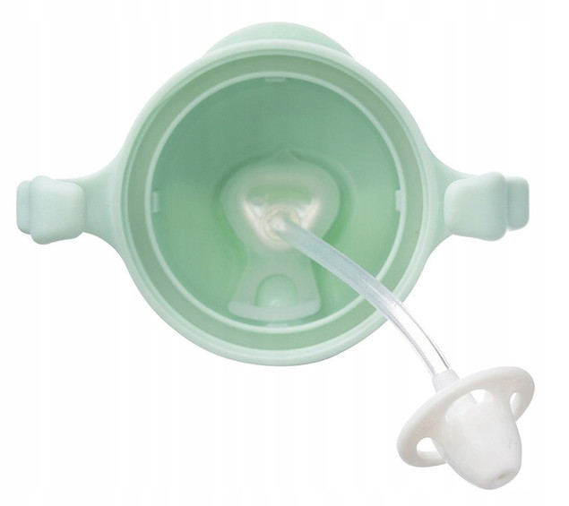b.box Bidon ze słomką Gelato Pistachio 6 m+ 240 ml