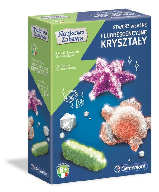 Fluorescencyjne Kryształy – Naukowa Zabawa Clementoni