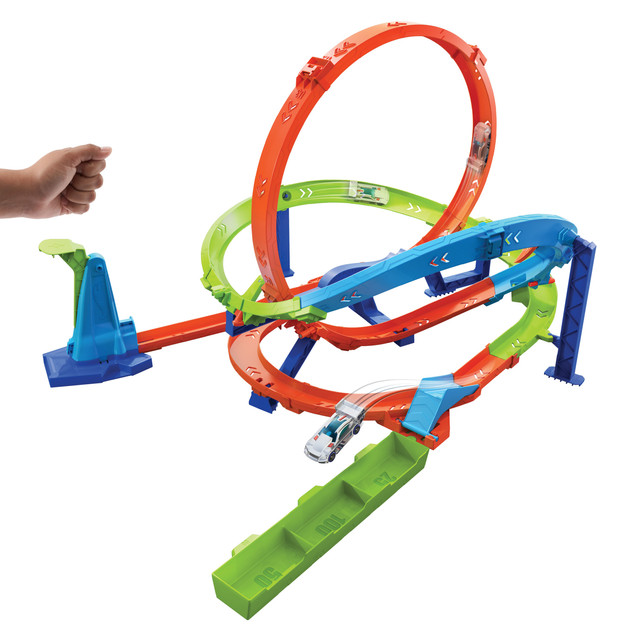Hot Wheels Action Tor Zakręcone Tornado HTK16 z Autkiem