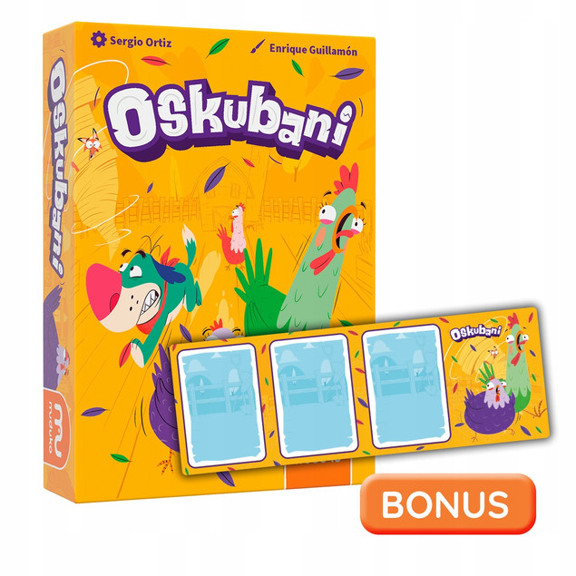 OSKUBANI Humorystyczna Gra Karciana Rywalizacja Taktyka 8+ Muduko