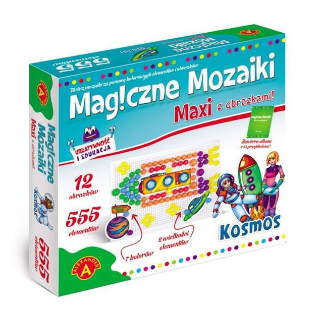 Alexander, Mozaika, MAGICZNE MOZAIKI 555 ELEMENTÓW - KOSMOS