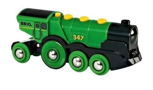Brio Kolejka Klasyczna zielona lokomotywa 33593
