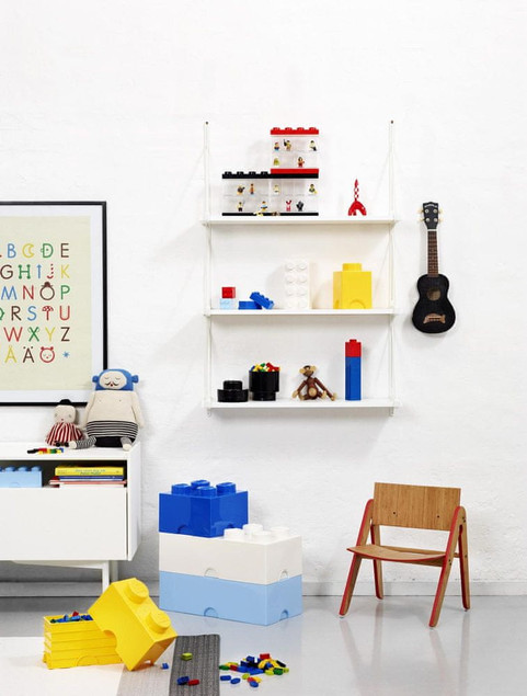 Pojemnik LEGO Klocek 4 Żółty 40031732 – Duży Organizer na Klocki i Zabawki