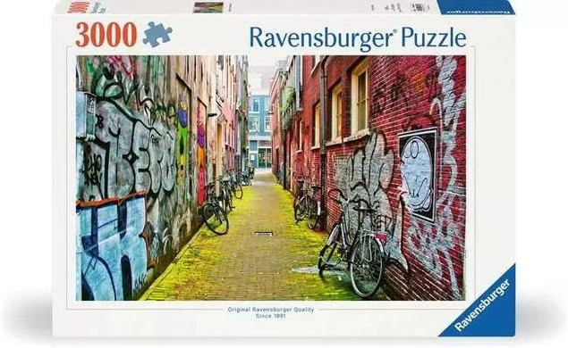 Puzzle Ravensburger Quality 3000 elementów Ulice Amsterdamu 12000807
