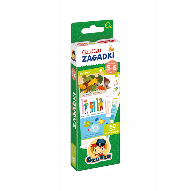 CzuCzu zagadki 5-6 lat książeczka 150 zagadek praca zbiorowa
