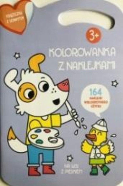 Kolorowana z naklejkami. Na wsi z pieskiem Praca zbiorowa