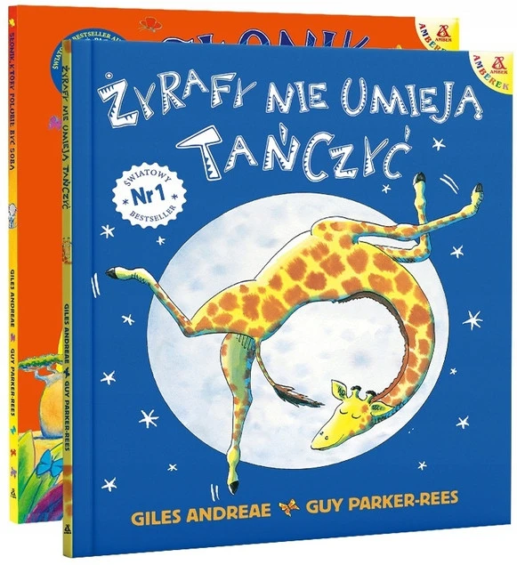 Pakiet książek dla dzieci: Żyrafy nie umieją tańczyć, Słonik który polubił być sobą