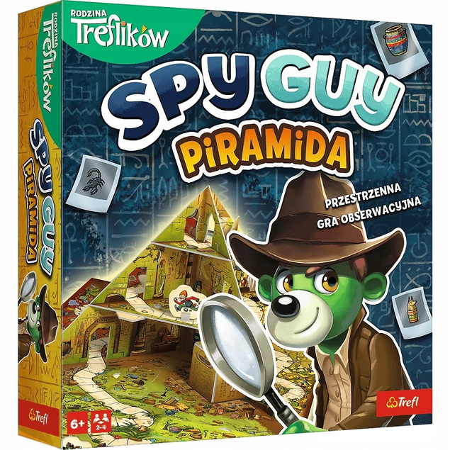 SPY GUY PIRAMIDA Gra Rodzinna Kooperacyjna 6+ Trefl