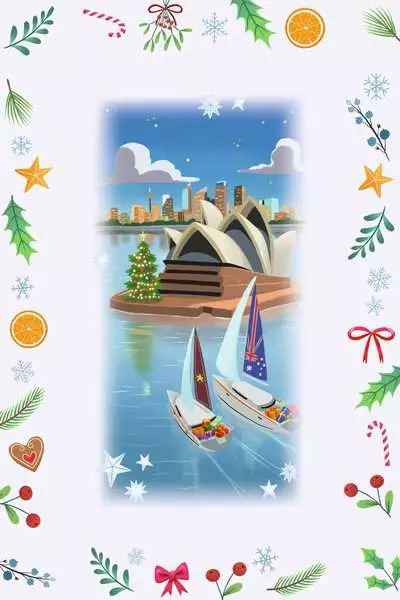 Kalendarz adwentowy puzzlowy 24x54el Ravensburger