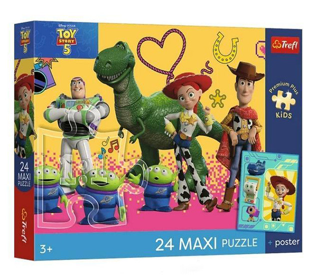 Puzzle Trefl 24 Elementy Maxi Zabawki i Przyjaciele 14394 TR