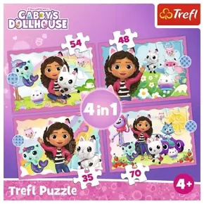 Puzzle 4w1 Przygoda Gabi 34620 Trefl