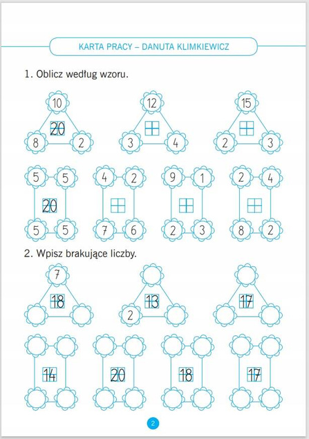 Matematyka Klasa 2 Karty Pracy Do Ćwiczeń W Domu i W Szkole 6+ Skrzat