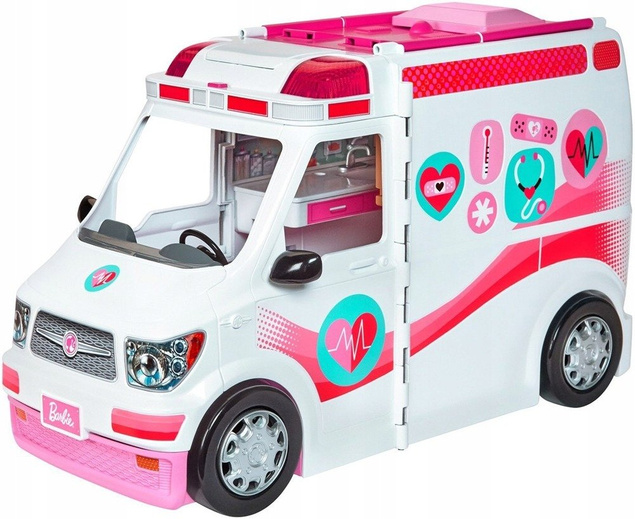 Karetka Mobilna klinika Barbie FRM19 Mattel