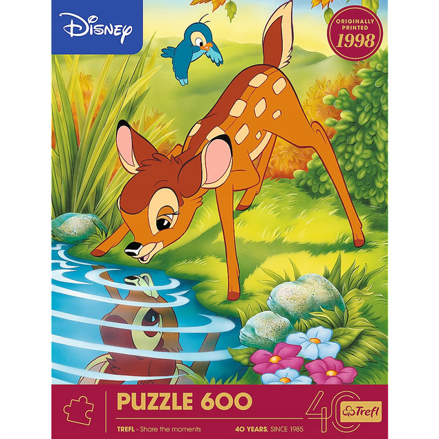 PUZZLE 600 40lecie Trefl-Bambi 37600 Trefl