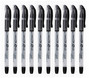 10x Długopis Żelowy 0.5 mm Czarny Gel-Ocity Stic Bic