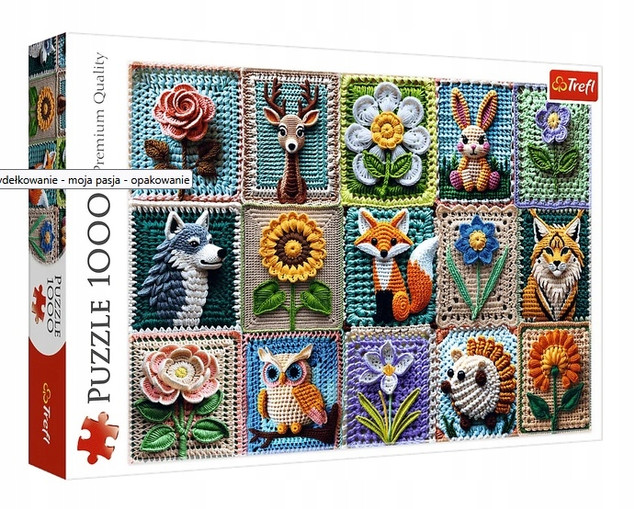 Puzzle 1000 elementów. Szydełkowanie - moja pasja Trefl