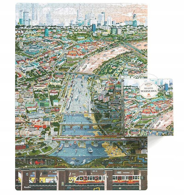 Puzzle 1000 Miasto Warszawa CzuCzu