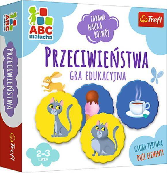 Przeciwieństwa ABC Malucha gra edukacyjna 01943 Trefl