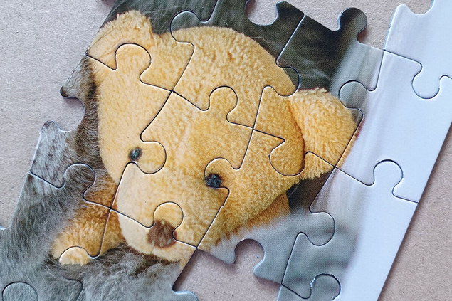 Puzzle 100 el. Tactic Słodki Kiciuś i Śpiący Piesek