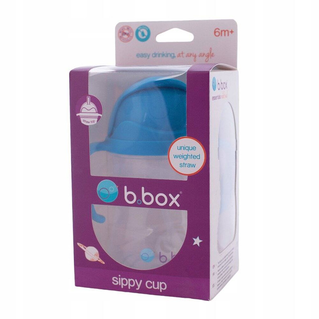 b.box Bidon ze słomką Gelato Cobalt 6 m+ 240 ml