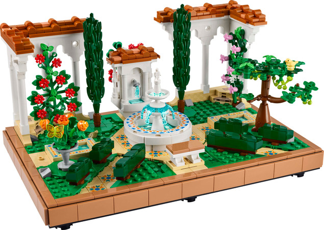 Klocki Zestaw LEGO ICONS 10359 Fontanna w Ogrodzie | Dla Dorosłych