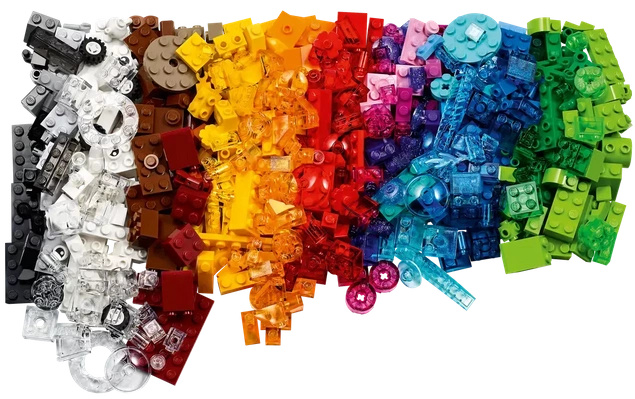 LEGO CLASSIC Kreatywne przezroczyste klocki 11013