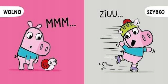 Książka Maniek porównuje Agnieszka Matz dla Maluchów Nauka Mowy Zielona Sowa