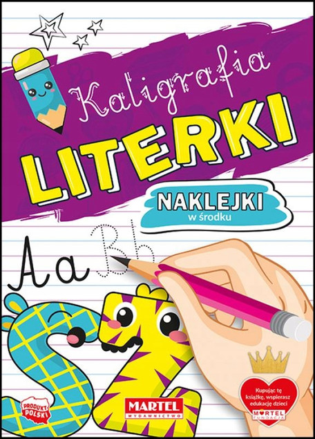 Kaligrafia LITERKI z Naklejkami 3+ Martel