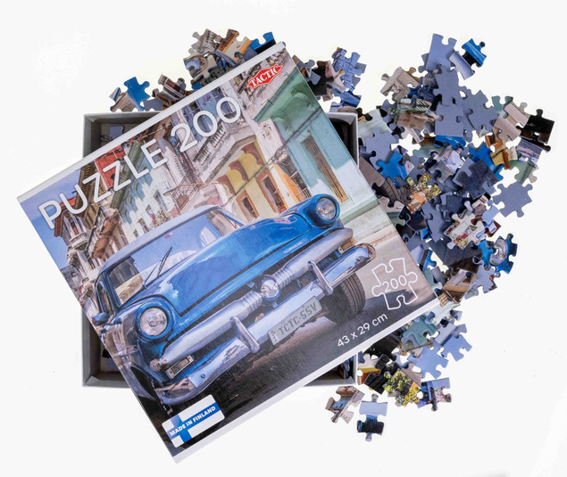 Puzzle Tactic 200 Vintage Car in Havana Zabytkowy Samochód